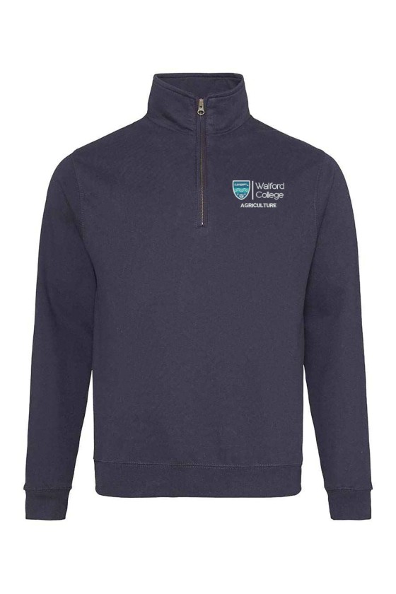 Unisex Zip Neck Sweater - Agriculture